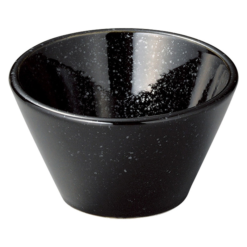 山万 61319-180 ブラックディッシュ 9cmボー 1個（ご注文単位1個）【直送品】