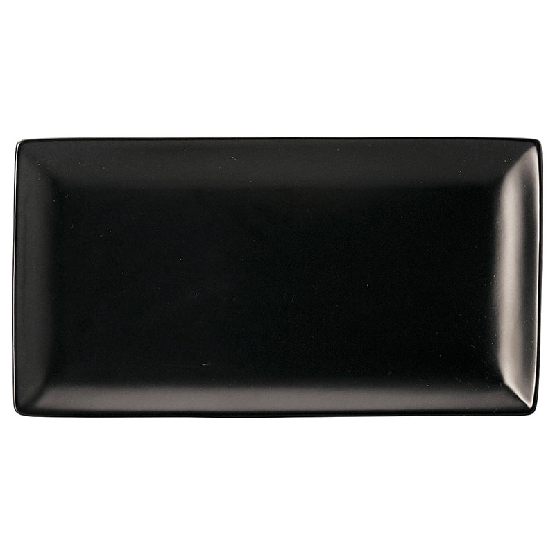 山万 63803-470 ブランシェ 黒 27長角皿 ワ 1個（ご注文単位1個）【直送品】