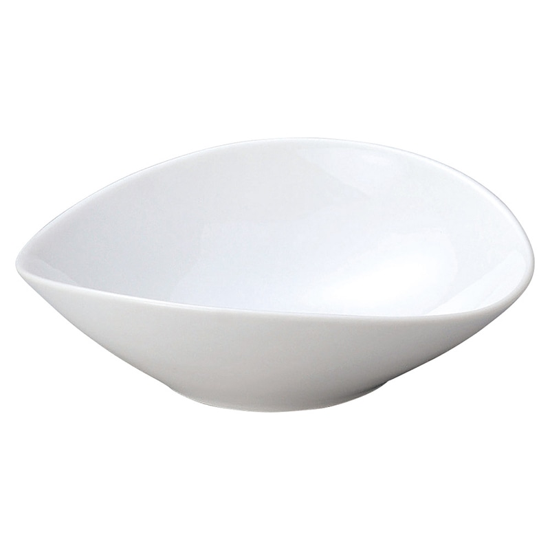 山万 63813-470 ブランシェ 白楕円鉢M 1個（ご注文単位1個）【直送品】