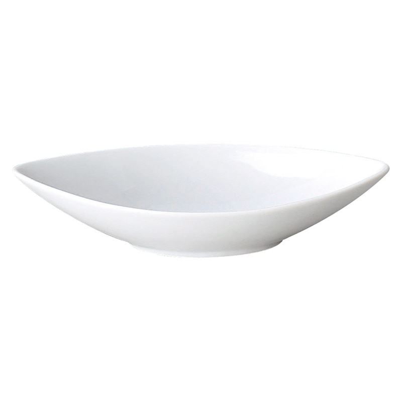 山万 63865-470 ブランシェ(2) 白 舟型深鉢 1個（ご注文単位1個）【直送品】