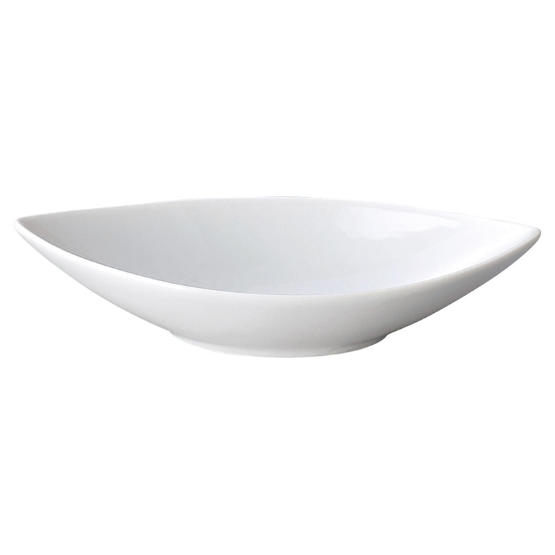 山万 63866-470 ブランシェ(2) 白 舟型深鉢 1個（ご注文単位1個）【直送品】