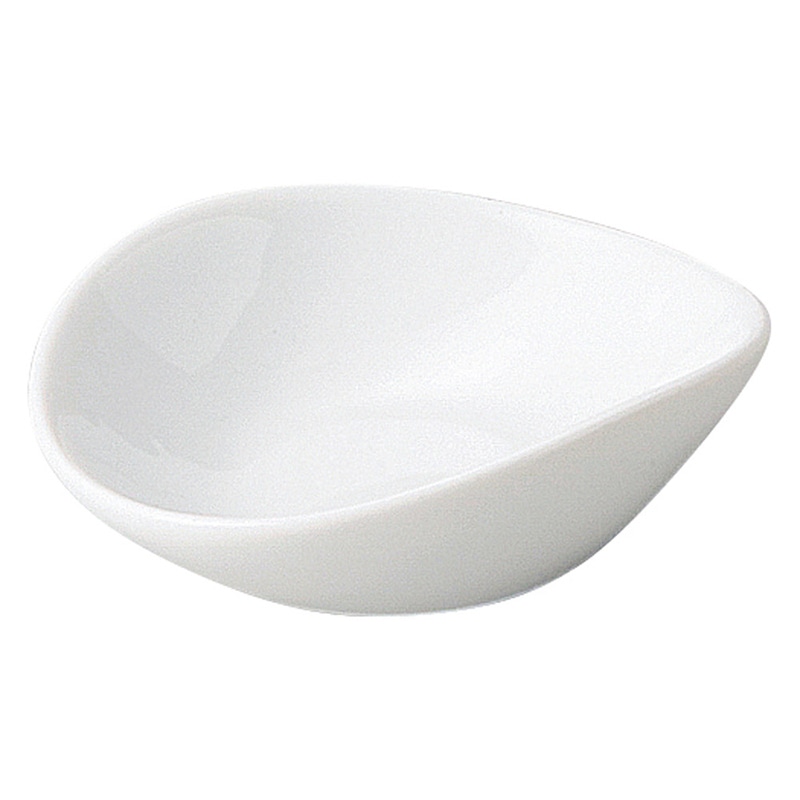 山万 12312-270 ルナホワイト 楕円鉢(小) 1個（ご注文単位1個）【直送品】
