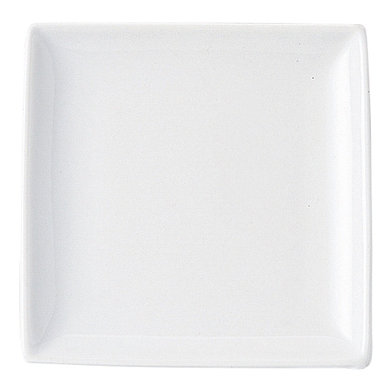 山万 31235-270 ルナホワイト 9cm正角皿 1個（ご注文単位1個）【直送品】