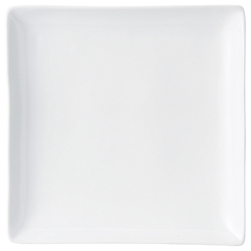 山万 58324-270 ルナホワイト 26cm正角皿 1個（ご注文単位1個）【直送品】