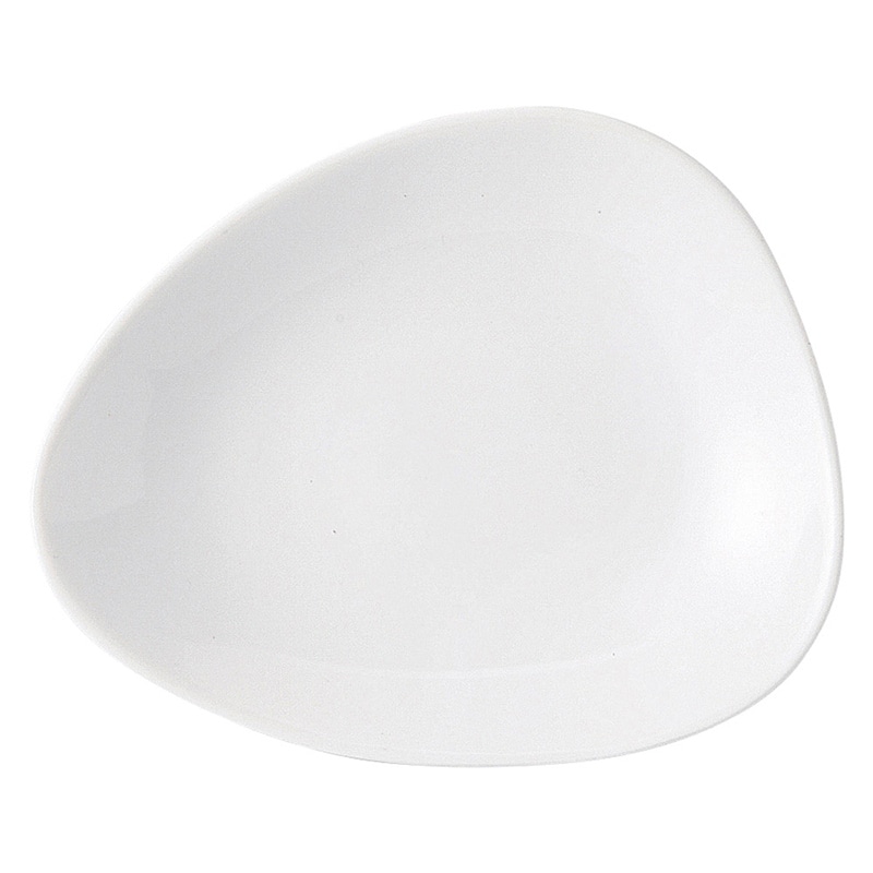 山万 30716-270 ルナホワイト 変形皿(小) 1個（ご注文単位1個）【直送品】