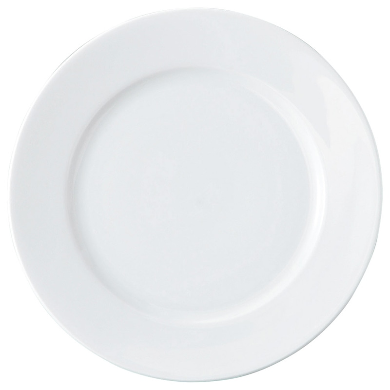 山万 61806-480 GIGA 白磁強化業務用 12 1個（ご注文単位1個）【直送品】