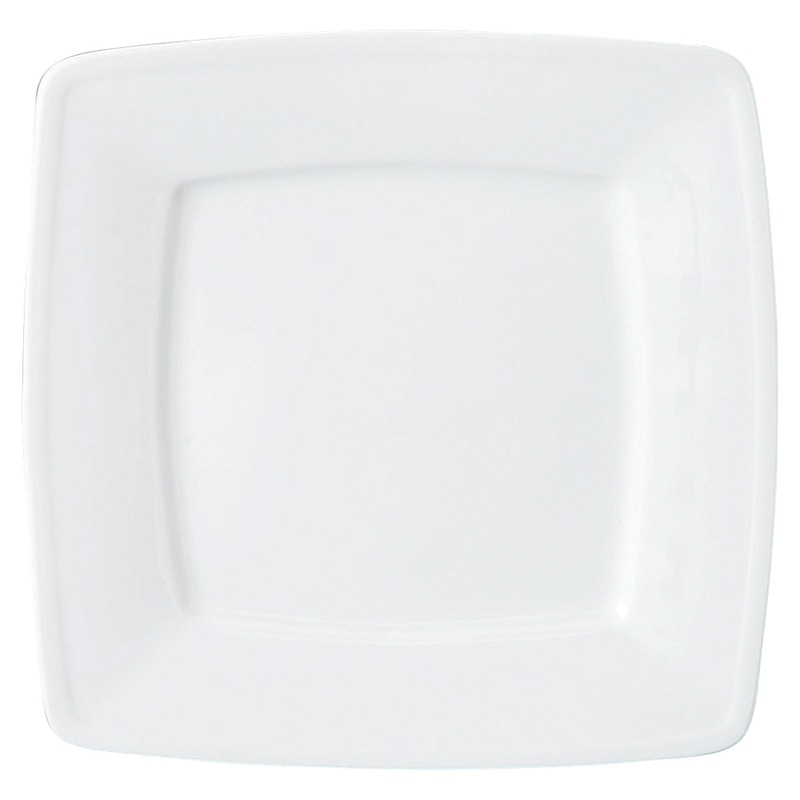 山万 61814-480 GIGA 白磁強化業務用 8吋 1個（ご注文単位1個）【直送品】