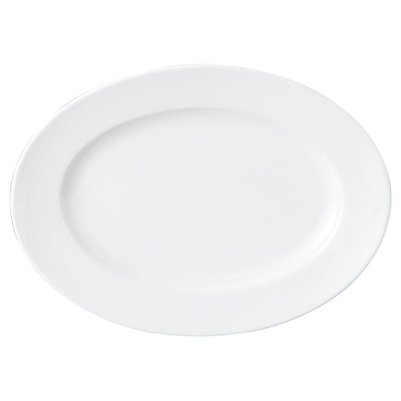 山万 61822-480 GIGA 白磁強化業務用 9吋 1個（ご注文単位1個）【直送品】