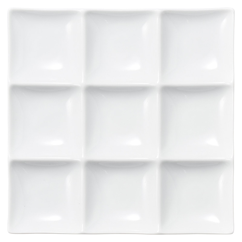 山万 63627-450 フィースト 9連彩トレー 1個(ご注文単位1個)【直送品】