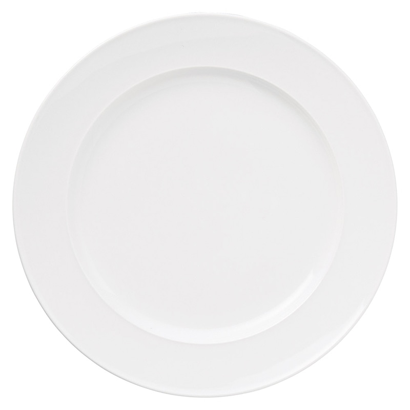 山万 62152-400 白磁強化モダンクリフ 10吋デ 1個（ご注文単位1個）【直送品】