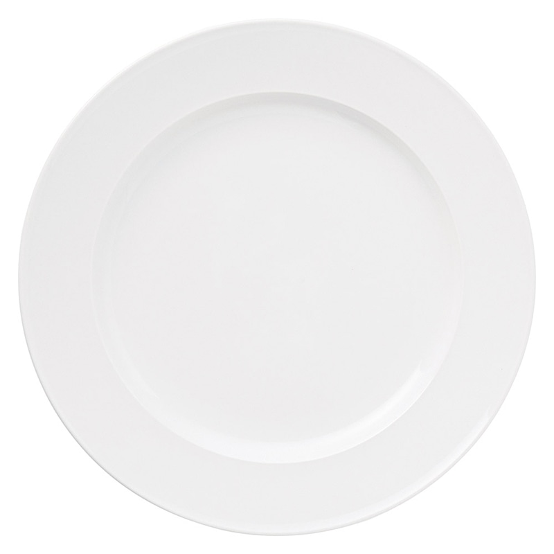 山万 62153-400 白磁強化モダンクリフ 9吋ミー 1個（ご注文単位1個）【直送品】