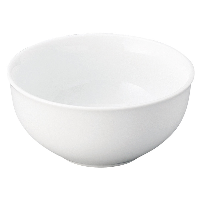 山万 62160-400 白磁強化モダンクリフ ライスボ 1個（ご注文単位1個）【直送品】