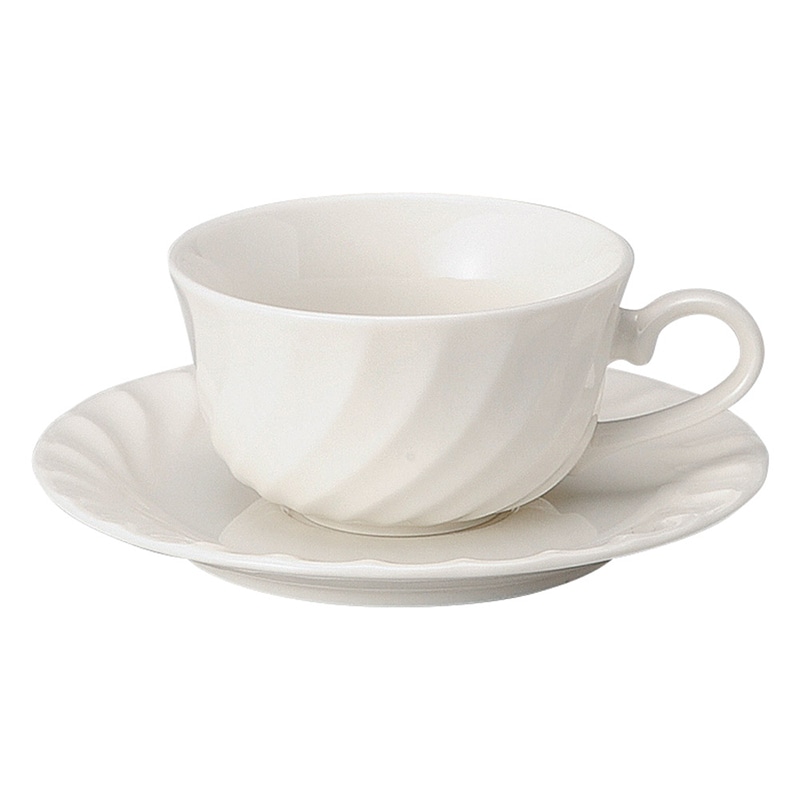 山万 63218-450 ウェーブ ティー碗皿 1個(ご注文単位1個)【直送品】