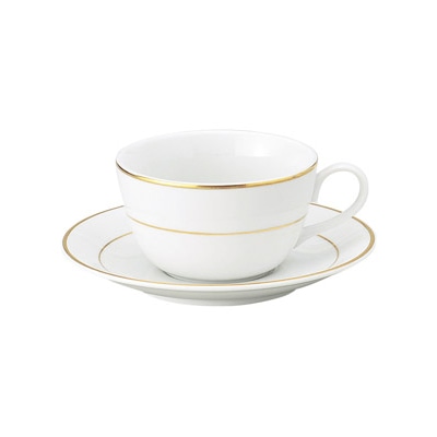 山万 63414-400 ニューゴールドライン 紅茶碗皿 1個（ご注文単位1個）【直送品】