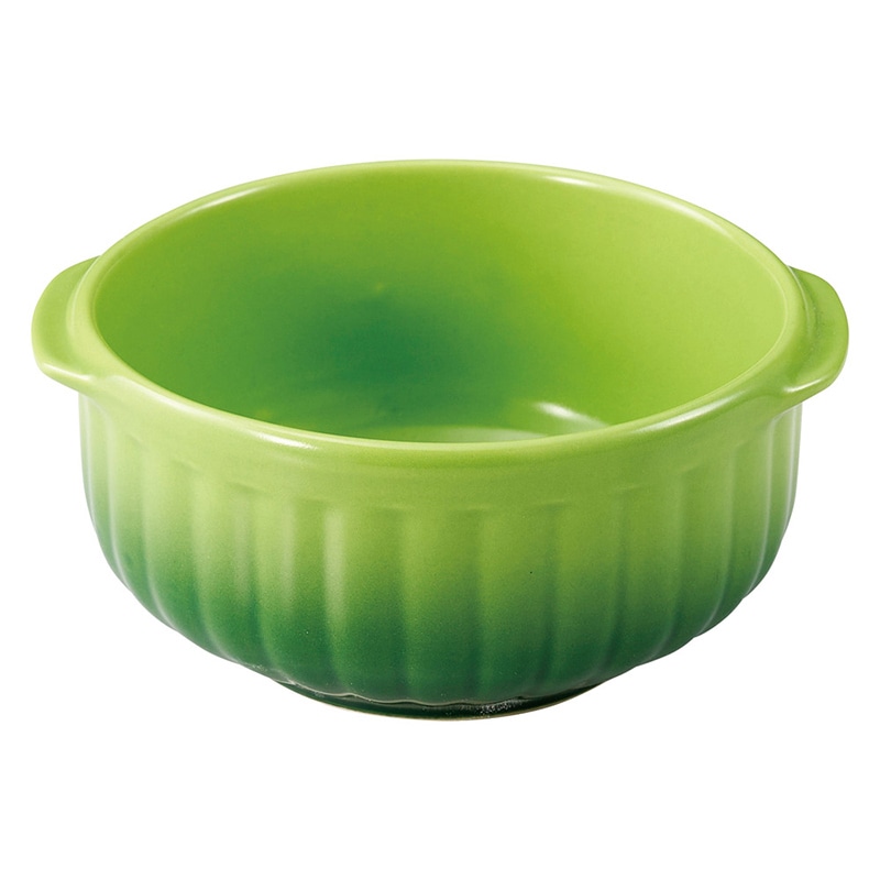 山万 64257-130 コローレ グリーン丸グラタン 1個（ご注文単位1個）【直送品】