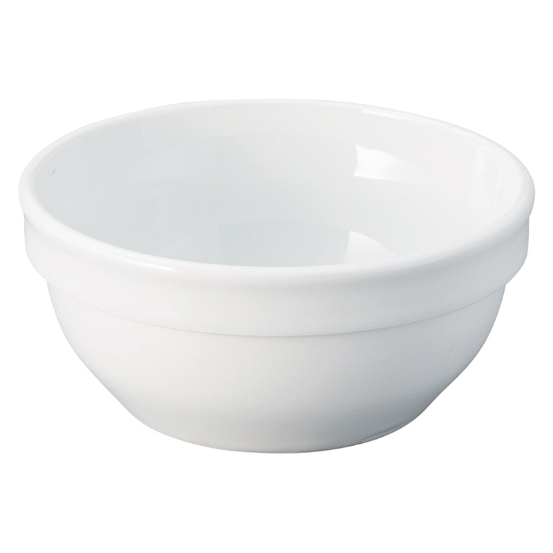 山万 64727-130 強化白12cmスタックボール 1個（ご注文単位1個）【直送品】