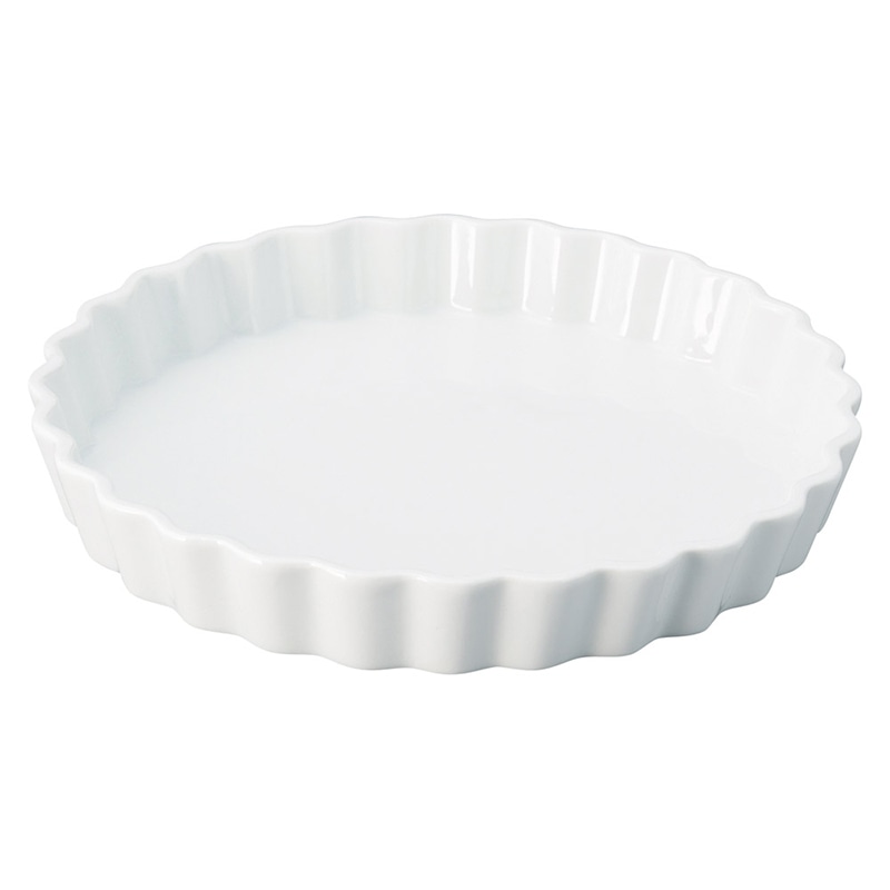 山万 64752-270 ルナホワイト20.5cmパイ皿 1個（ご注文単位1個）【直送品】