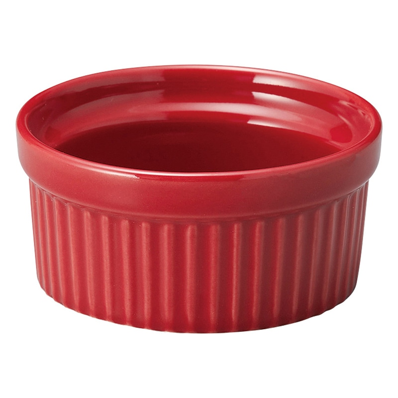 山万 64818-310 レッド2.5吋スフレ切立 1個（ご注文単位1個）【直送品】