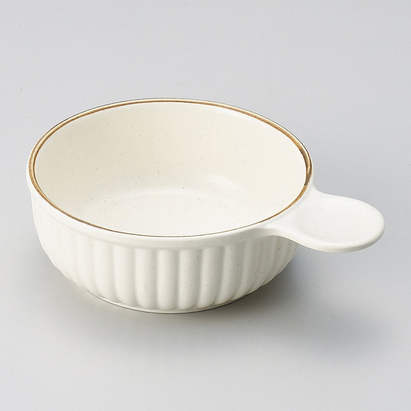 山万 64926-650 セミストン片手グラタン(萬古焼 1個（ご注文単位1個）【直送品】