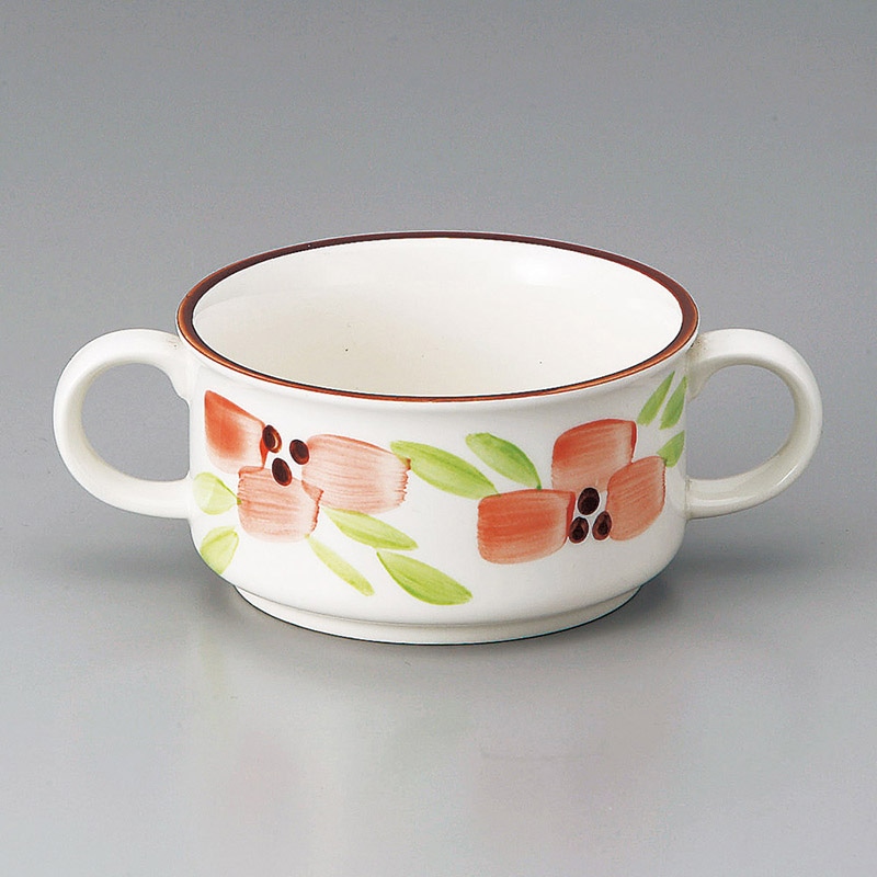 山万 65127-310 ポピー切立スープ 1個（ご注文単位1個）【直送品】