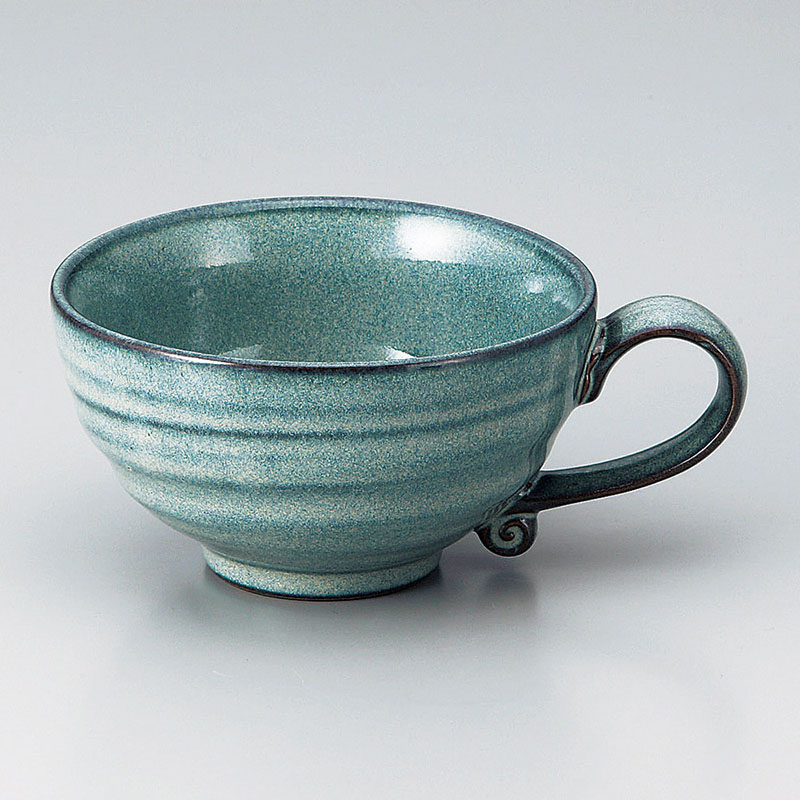 山万 65116-400 均窯片手スープ 1個（ご注文単位1個）【直送品】