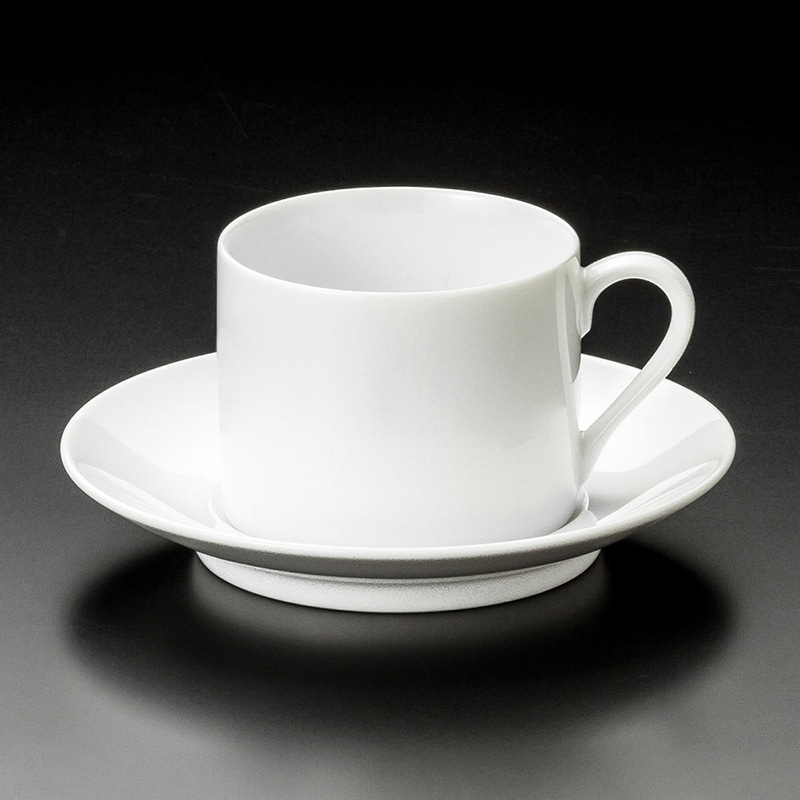 山万 65260-400 白磁ロマン兼用碗皿 1個（ご注文単位1個）【直送品】