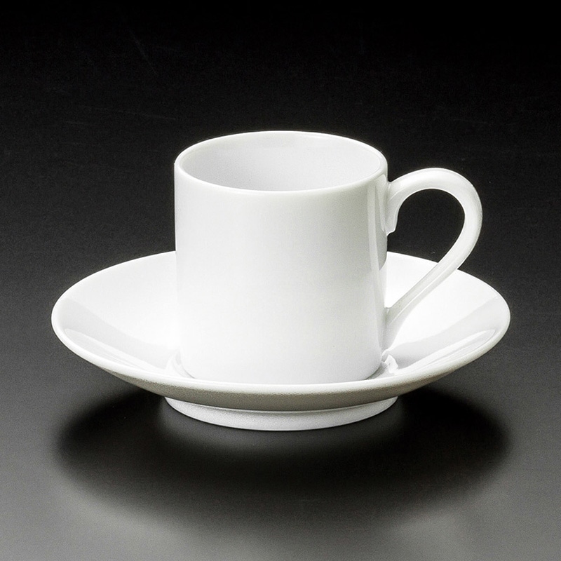 山万 65263-400 白磁ロマンデミタス碗皿 1個（ご注文単位1個）【直送品】