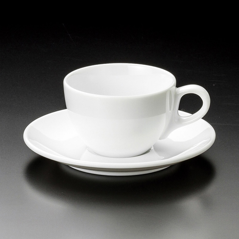 山万 65278-400 白磁ジェノバレギュラー碗皿 1個（ご注文単位1個）【直送品】