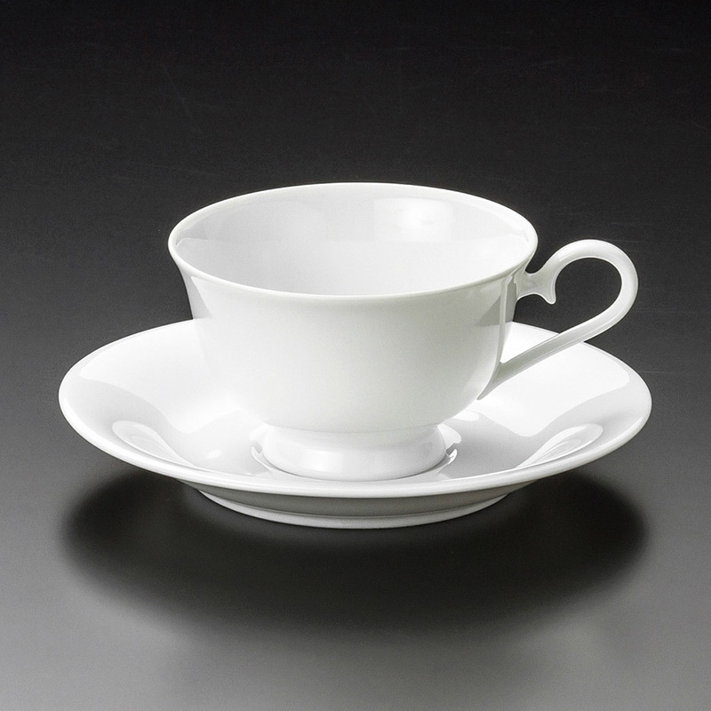 山万 65363-400 白磁カルチェ兼用碗皿 1個（ご注文単位1個）【直送品】