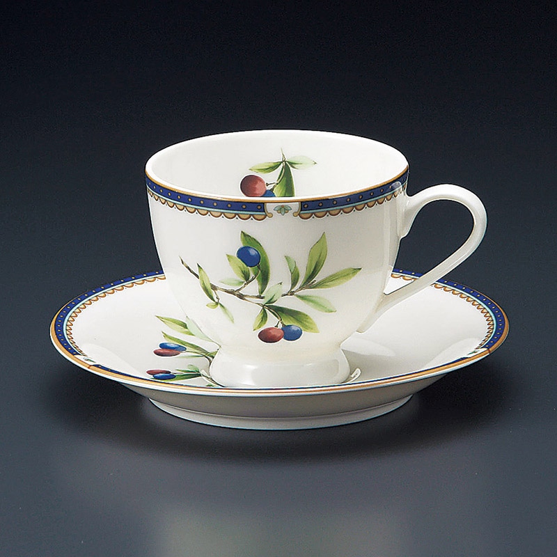 山万 65833-440 NBプルンコーヒー碗皿 1個(ご注文単位1個)【直送品】