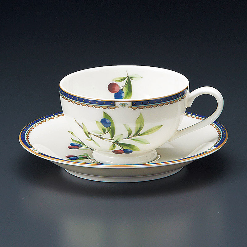 山万 65836-440 NBプルン紅茶碗皿 1個(ご注文単位1個)【直送品】