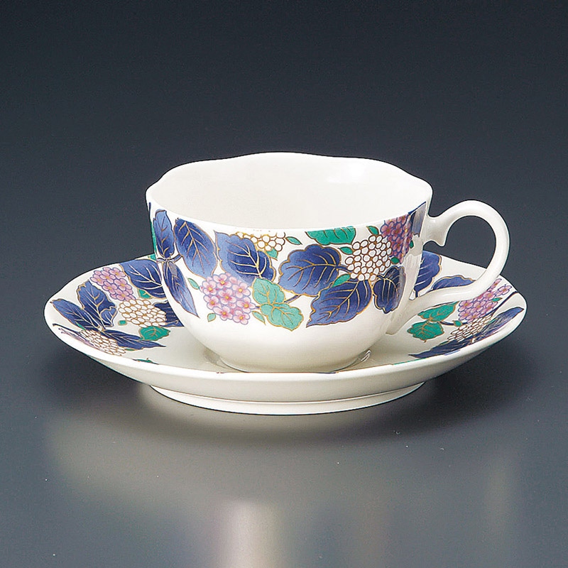 山万 65869-440 NBあじさいコーヒー碗皿 1個(ご注文単位1個)【直送品】