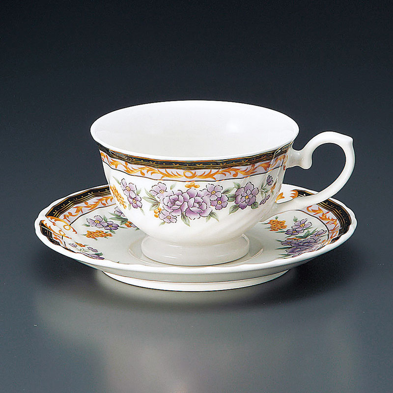 山万 65830-450 オルガノ高台兼用碗皿 1個(ご注文単位1個)【直送品】