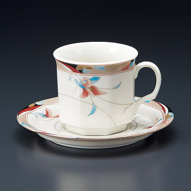 山万 65930-400 カトレアNBコーヒー碗皿 1個（ご注文単位1個）【直送品】