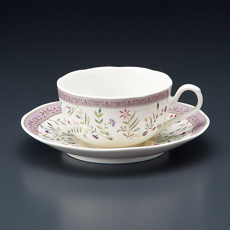 山万 65915-400 小花NB紅茶碗皿 1個（ご注文単位1個）【直送品】