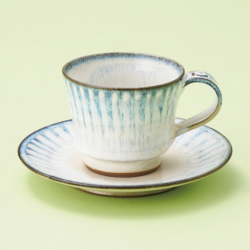 山万 66036-440 窯変流十草コーヒー碗皿 1個（ご注文単位1個）【直送品】