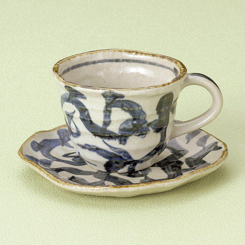 山万 66045-290 新たこ唐草コーヒー碗皿 1個（ご注文単位1個）【直送品】