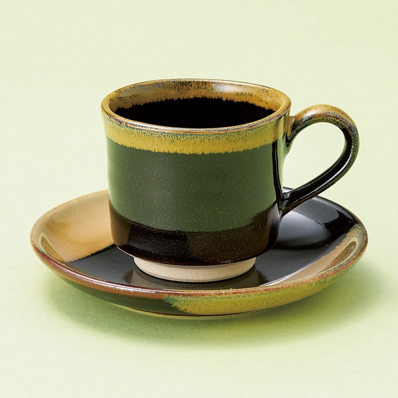 山万 66154-400 天目うのふ流コーヒー碗皿 1個（ご注文単位1個）【直送品】