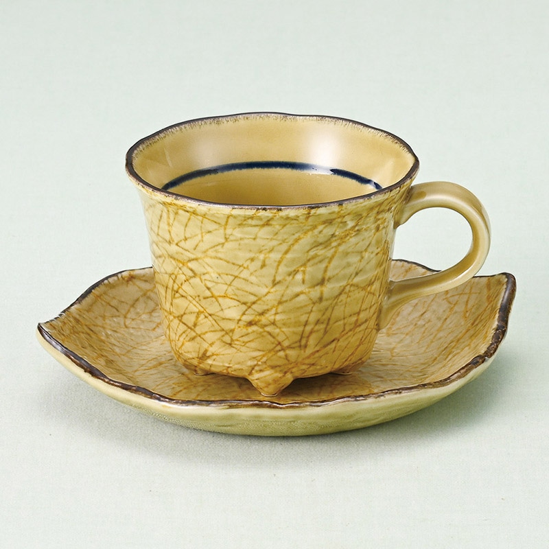 山万 65752-400 葉ふね秋草コーヒー碗皿 1個（ご注文単位1個）【直送品】