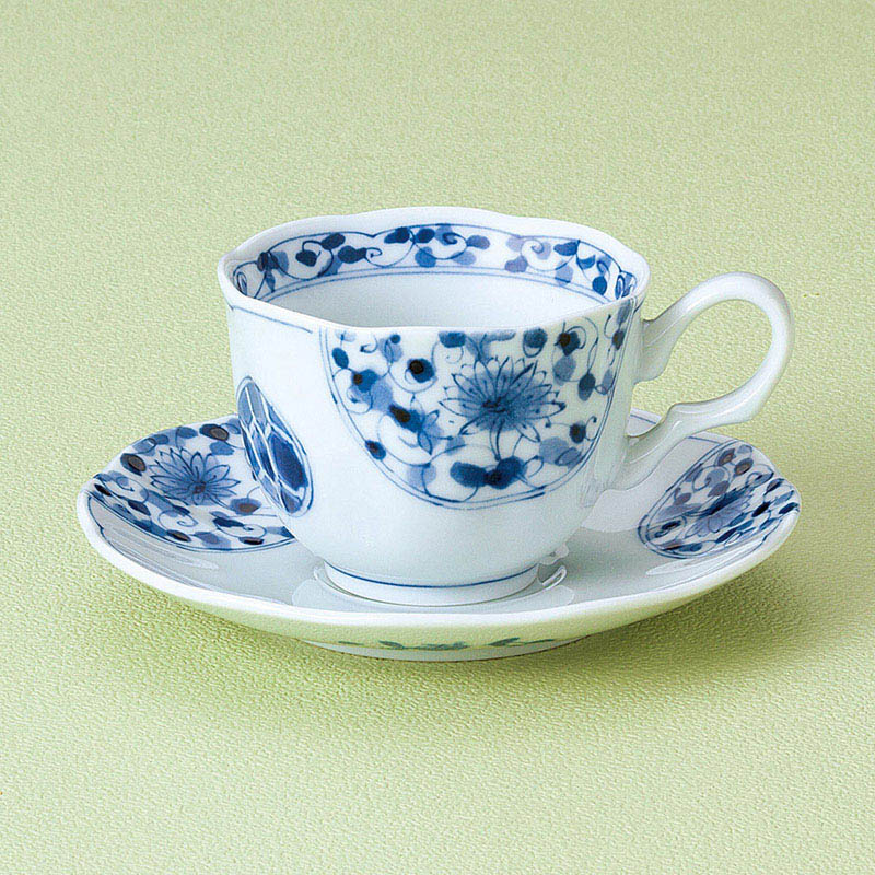 山万 65728-570 花伊万里コーヒー碗皿 1個(ご注文単位1個)【直送品】