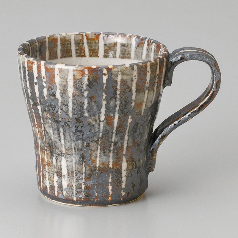 山万 66203-510 鼠志野十草マグカップ 1個(ご注文単位1個)【直送品】