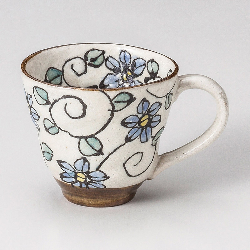 山万 66305-510 青花紋唐草マグカップ 1個(ご注文単位1個)【直送品】