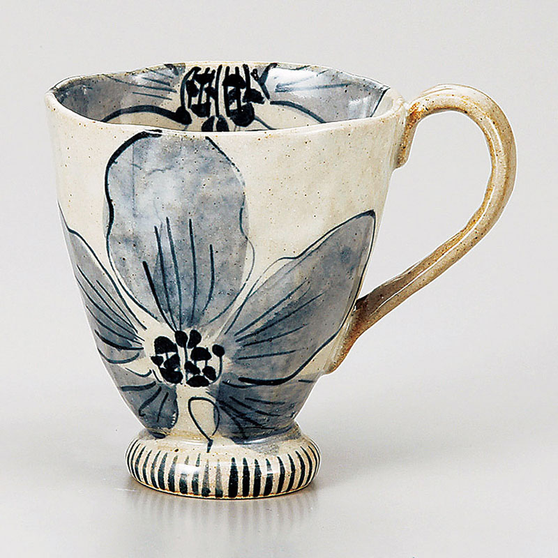 山万 66324-570 菱葉 中マグ 1個(ご注文単位1個)【直送品】