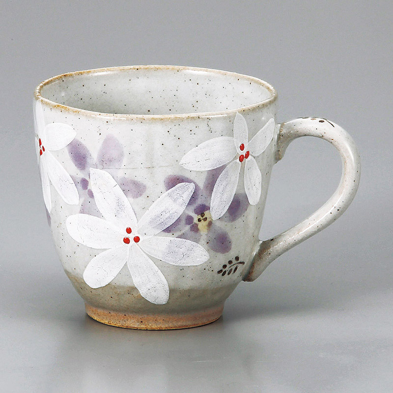 山万 66326-570 白呉須コスモス マグ(B) 1個(ご注文単位1個)【直送品】