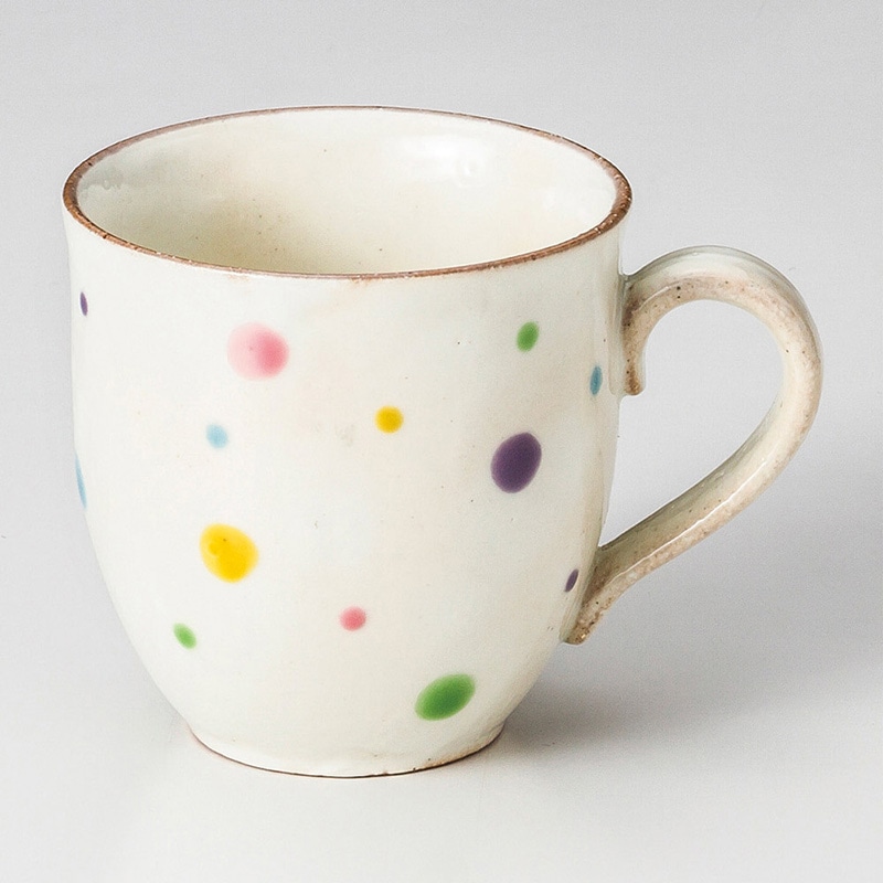 山万 66419-510 色彩ドットマグカップ 1個(ご注文単位1個)【直送品】