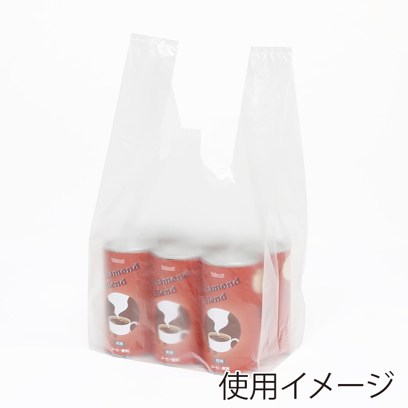 レジ袋 レジバッグ ナチュラル(半透明) フックタイプ SK-30 100枚/袋