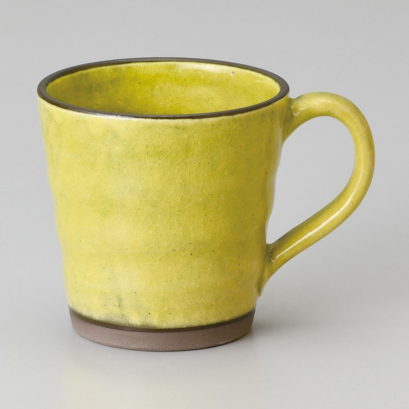 山万 66422-510 イエローマグカップ 1個(ご注文単位1個)【直送品】