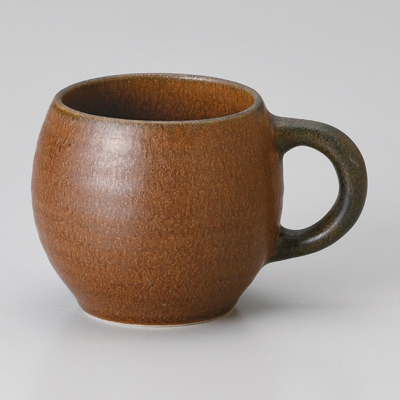 山万 66509-460 こげ茶たるマグ 1個(ご注文単位1個)【直送品】