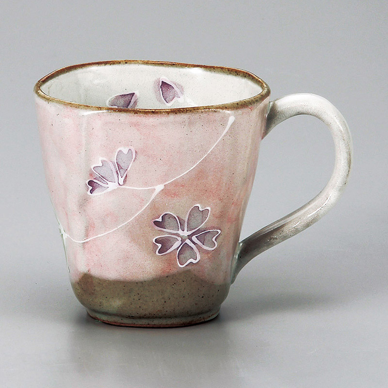 山万 66526-570 カイラギ桜マグ(桃) 1個（ご注文単位1個）【直送品】