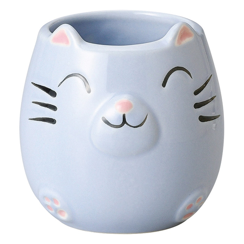 山万 66606-410 パステルライトパープル福ねこ 1個(ご注文単位1個)【直送品】